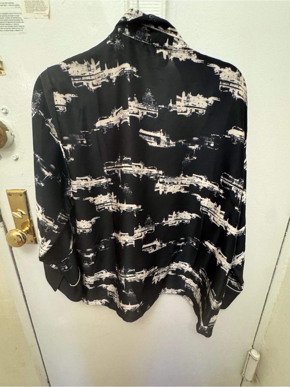 H&M Dark Navy Layered Blouse - Picture 3 of 5